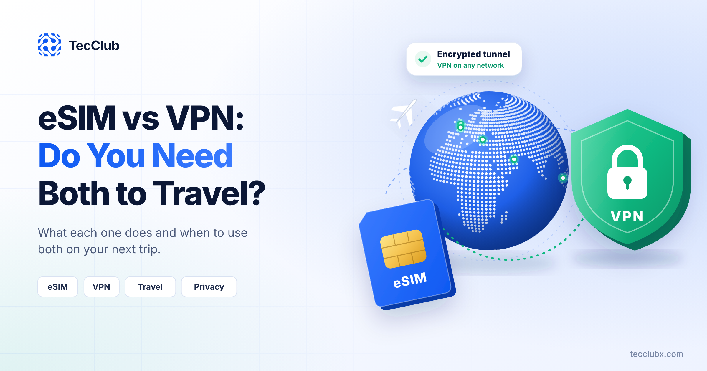 eSIM vs VPN: Do You Need Both When You Travel?