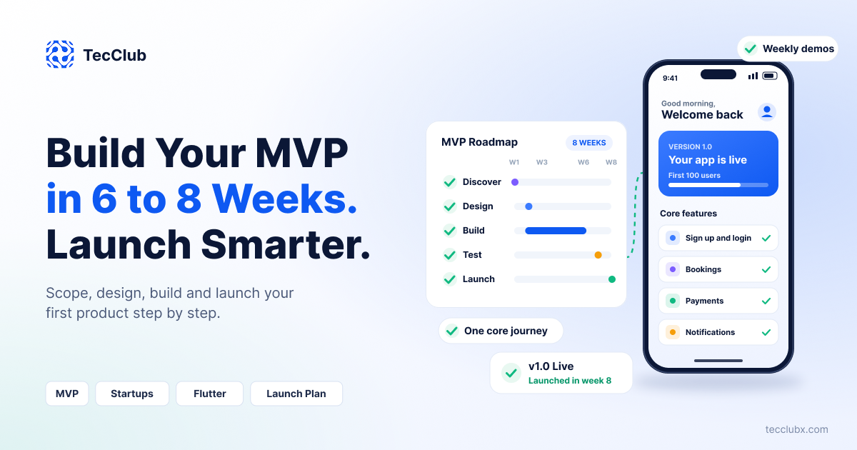 How to Build an MVP in 6 to 8 Weeks: A Practical Guide for Startups