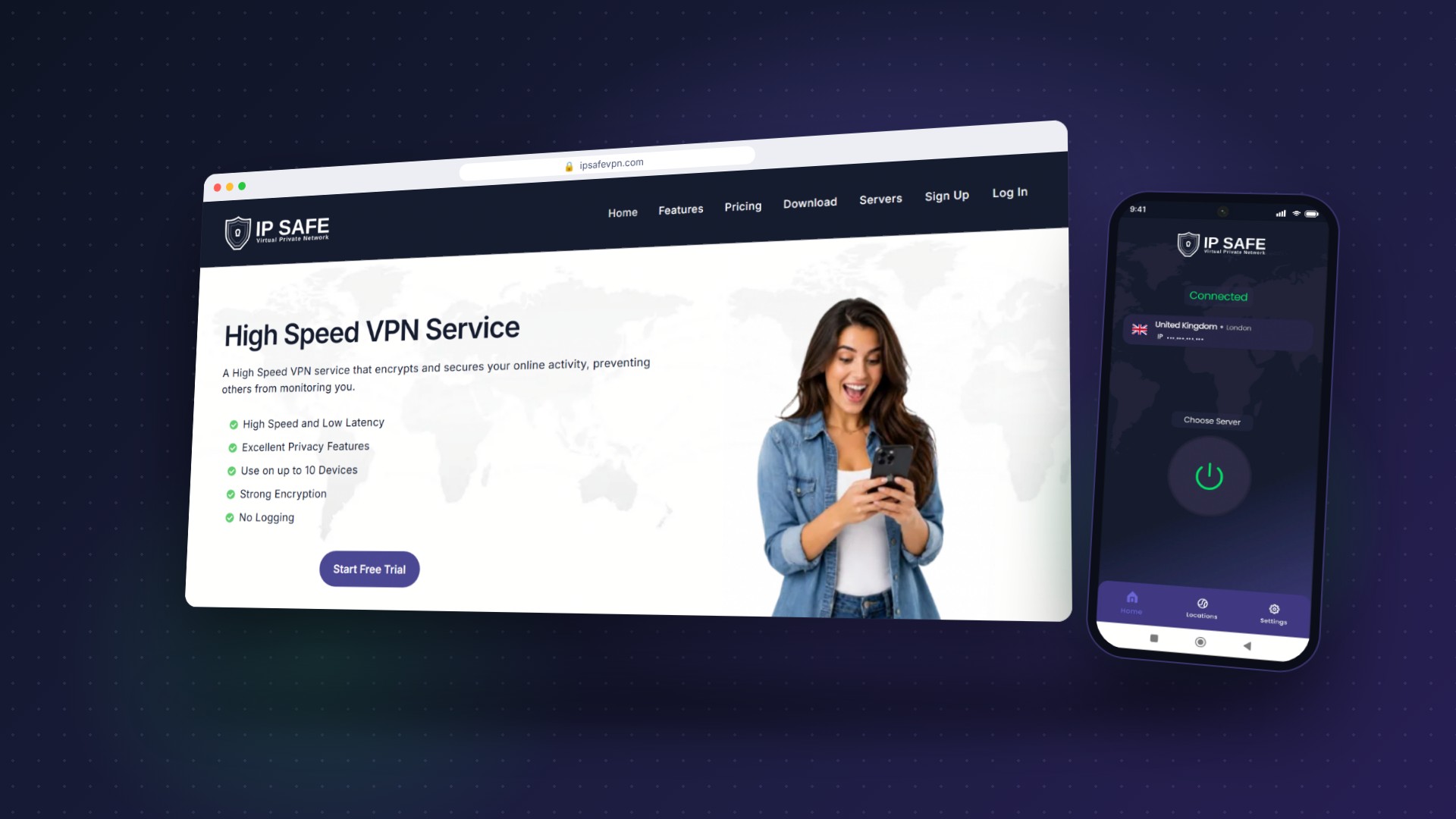 IP Safe VPN - Fast Secure VPN