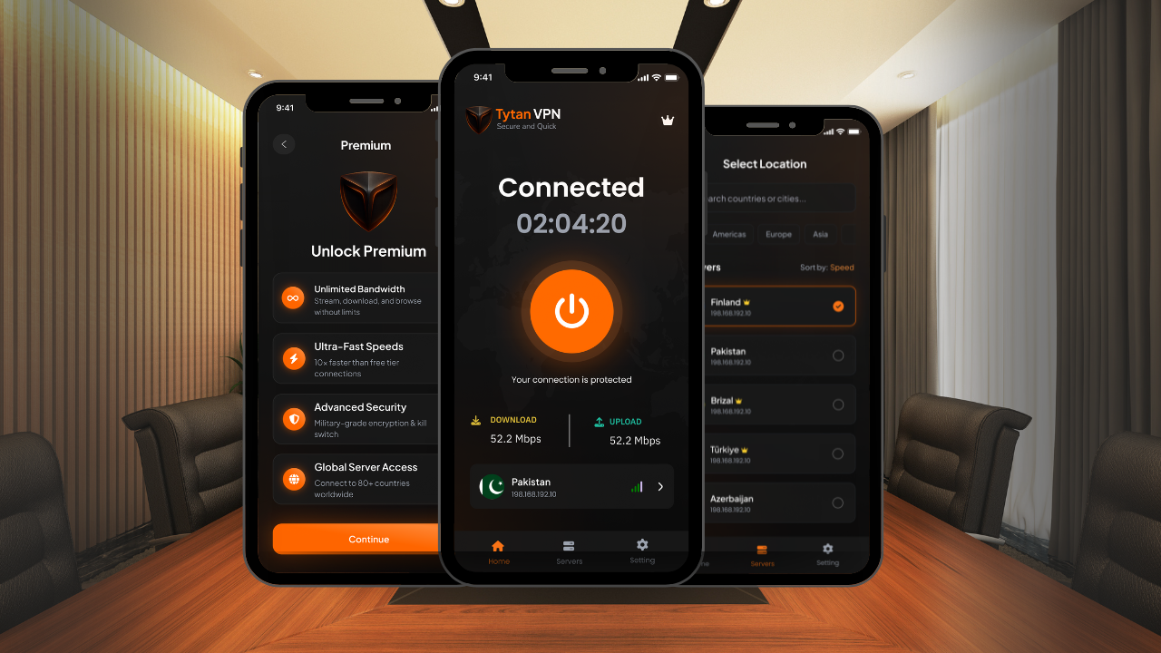 TytanVPN – Power. Privacy. Performance.