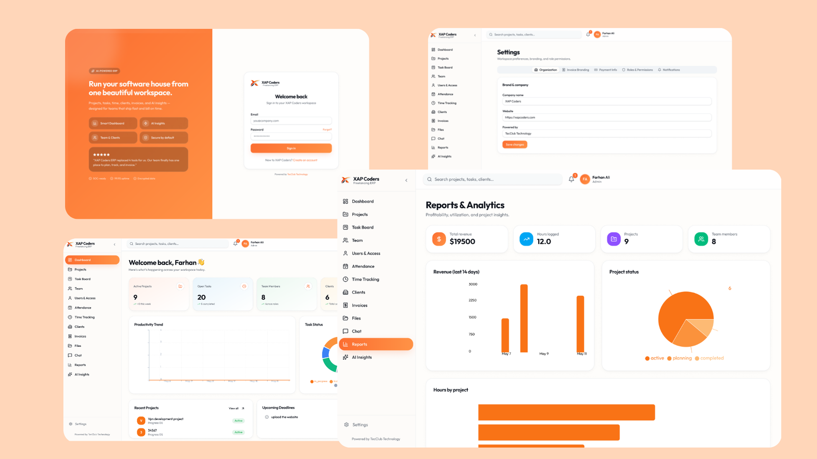 XAP Coders – Smart Freelancing ERP System