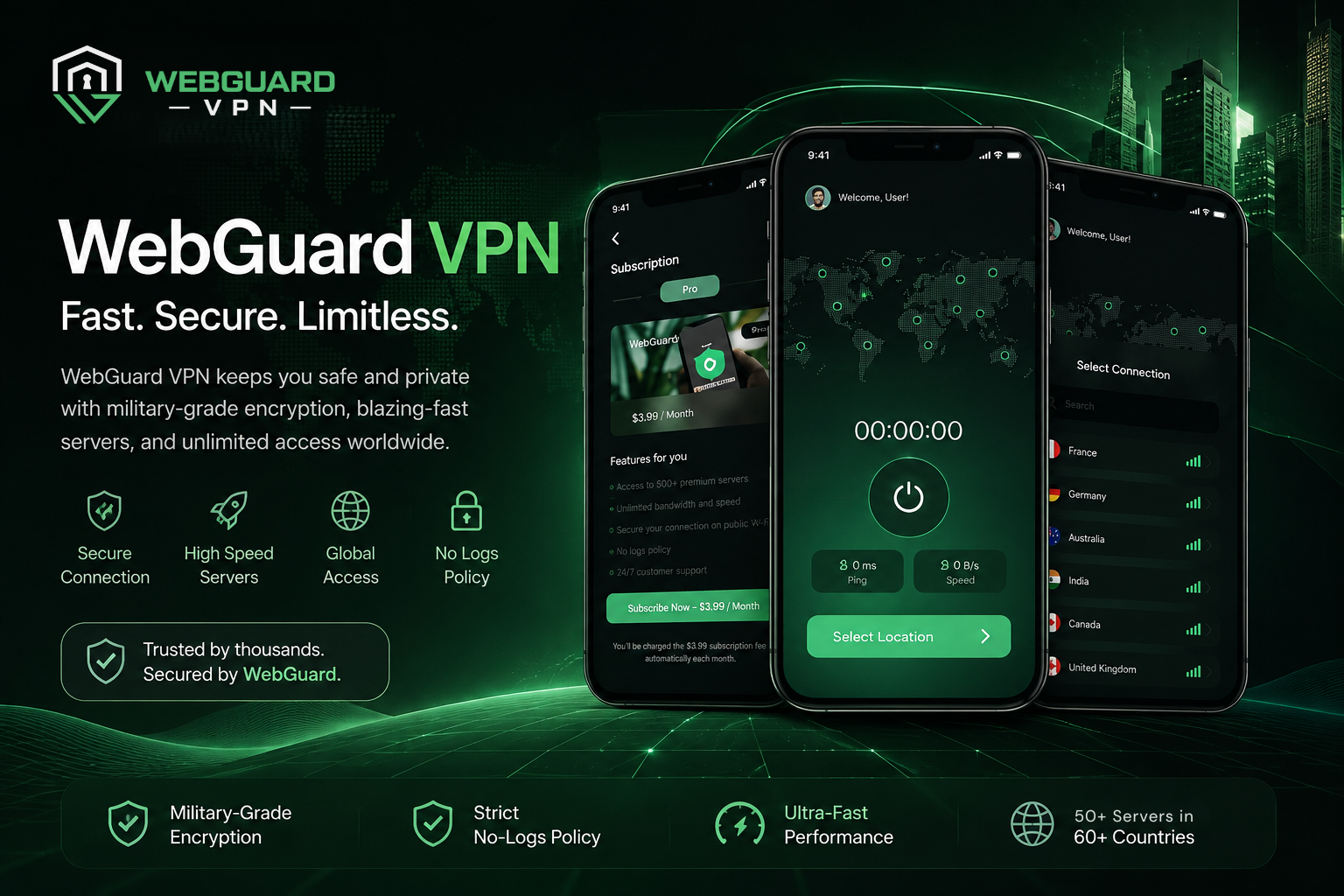 WebGuard VPN – Secure Your Connection. Browse with Confidence.