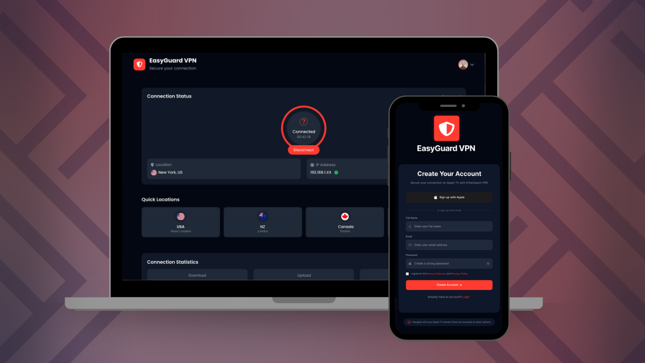EasyGuard VPN – Simple, Secure & Reliable Protection
