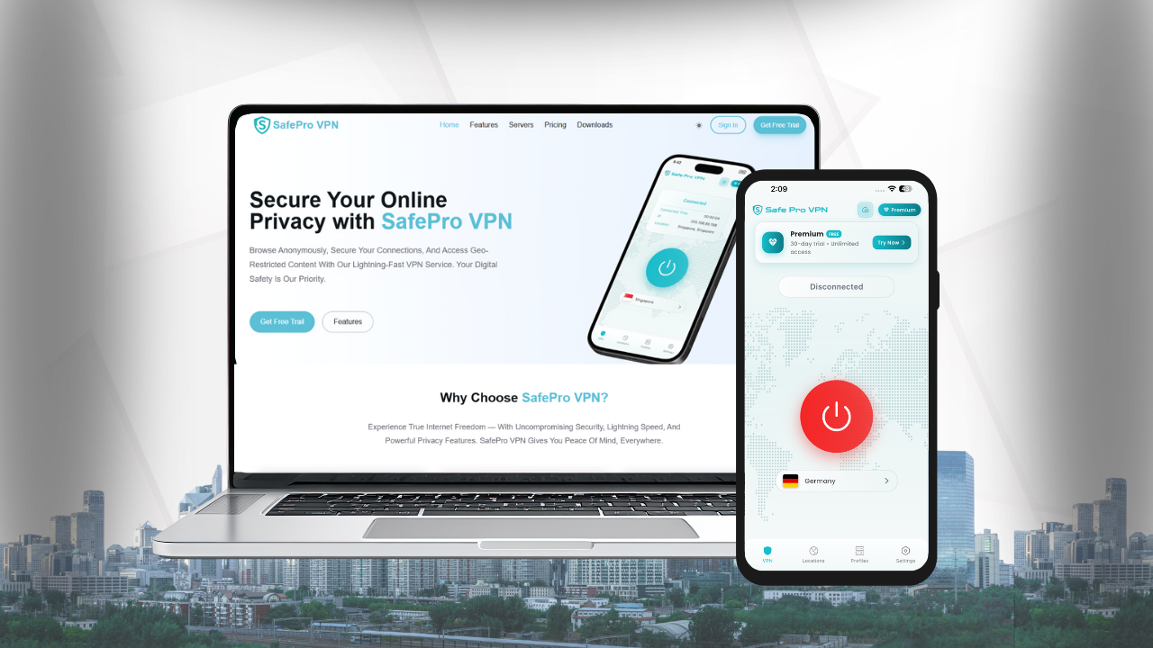 SafePro VPN – Ultimate Protection for Your Digital Life